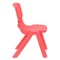 Flash Furniture Red Plastic Stackable School Chair with 10.5'' Seat Height, PK4 4-YU-YCX4-003-RED-GG - alternate 7
